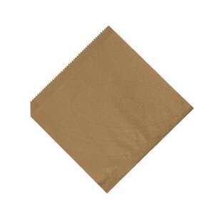 Papierové vrecko na Hamburger, hnedé, 16x16cm