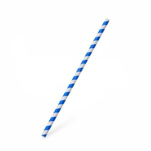 Slamky papierové JUMBO, modrá, 25 cm