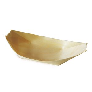 Drevená loďka fingerfood, 18x10,5cm